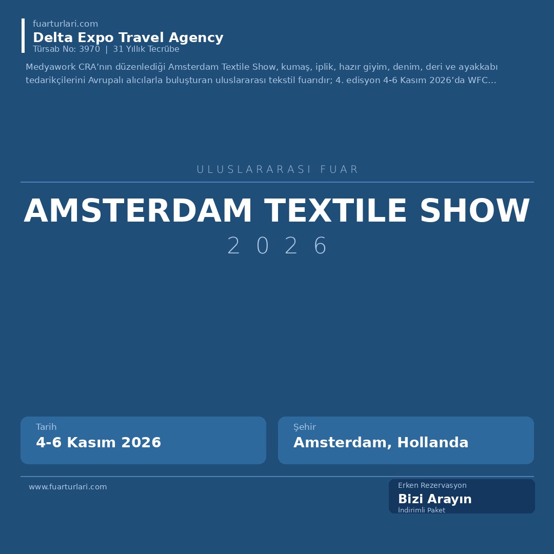 Amsterdam Textile Show 2026