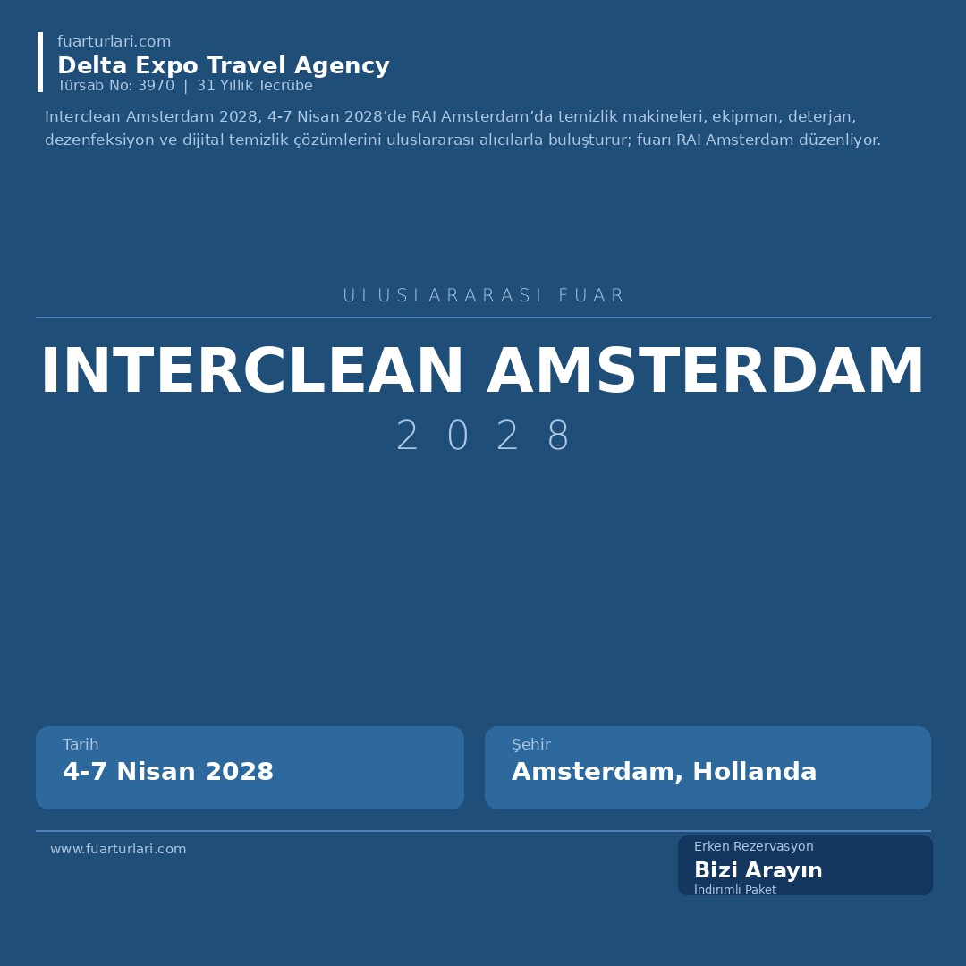 Interclean Amsterdam 2028