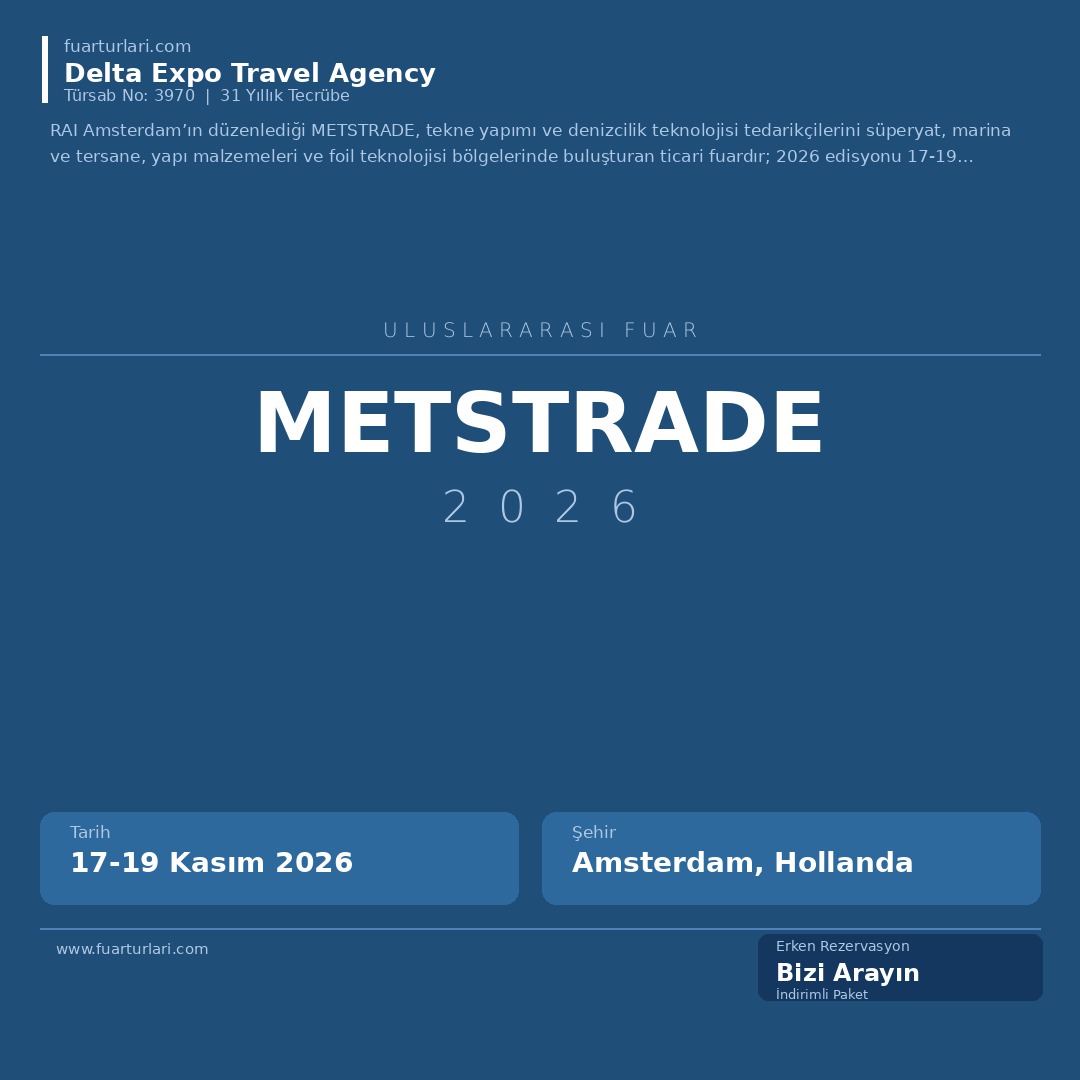 METSTRADE 2026
