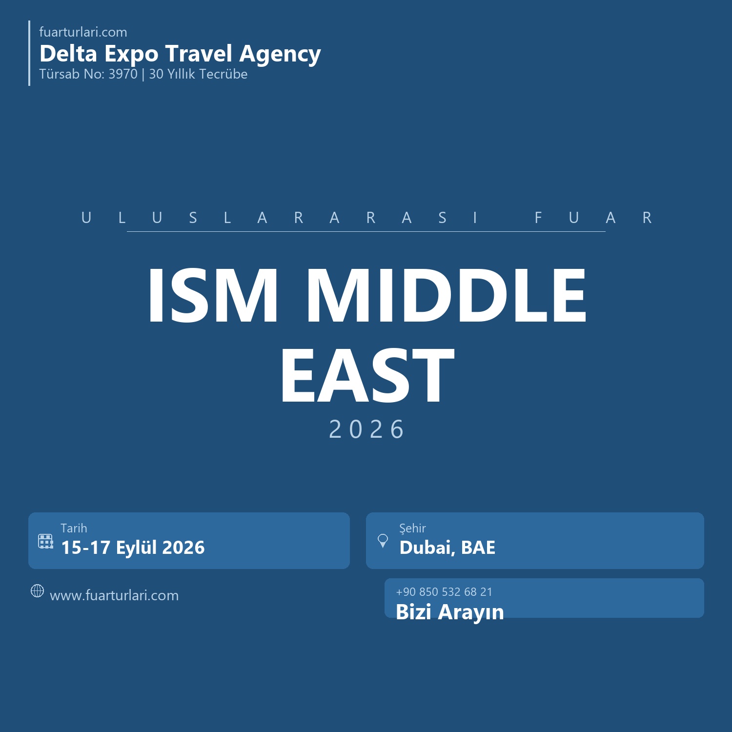 ISM Middle East 2026 Dubai