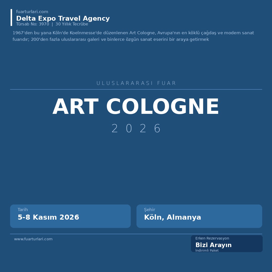 Art Cologne 2026