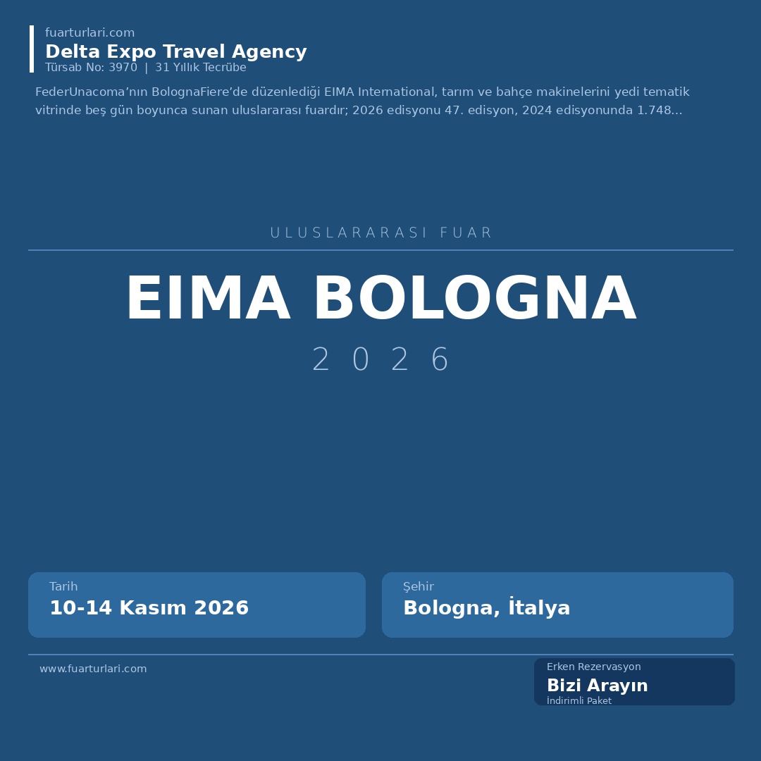 Eima Bologna 2026