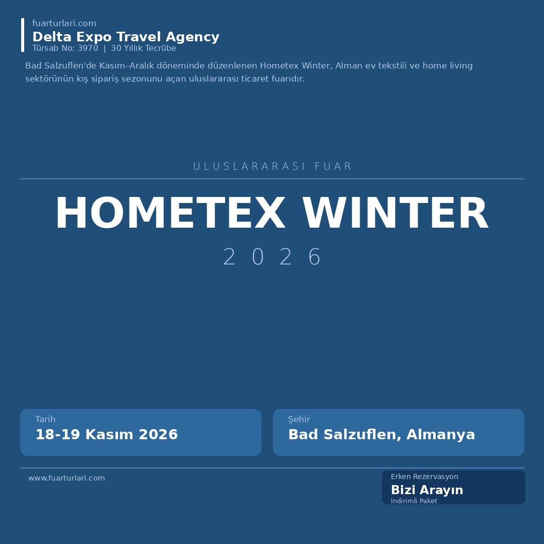 Hometex Winter 2026