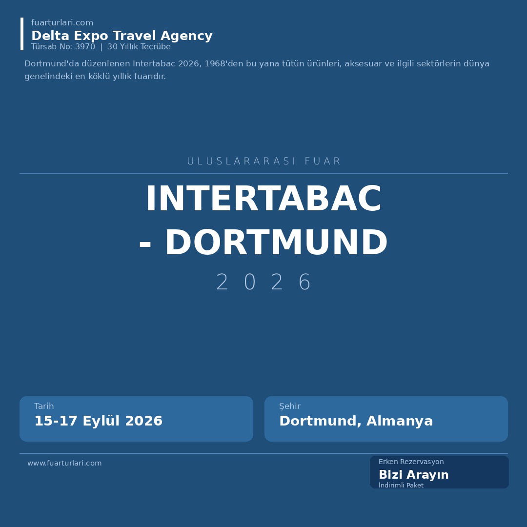 Intertabac 2026 - Dortmund