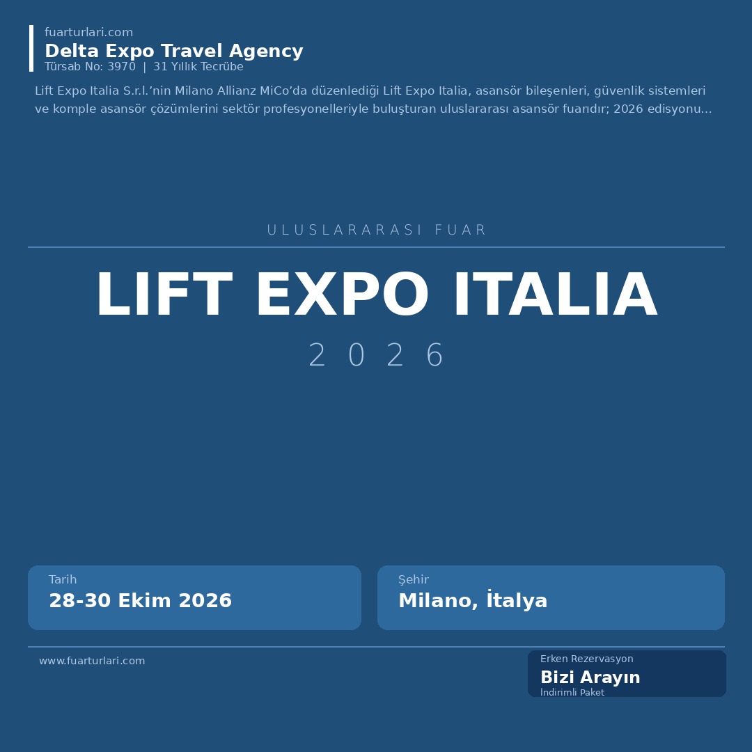 LIFT EXPO ITALIA 2026