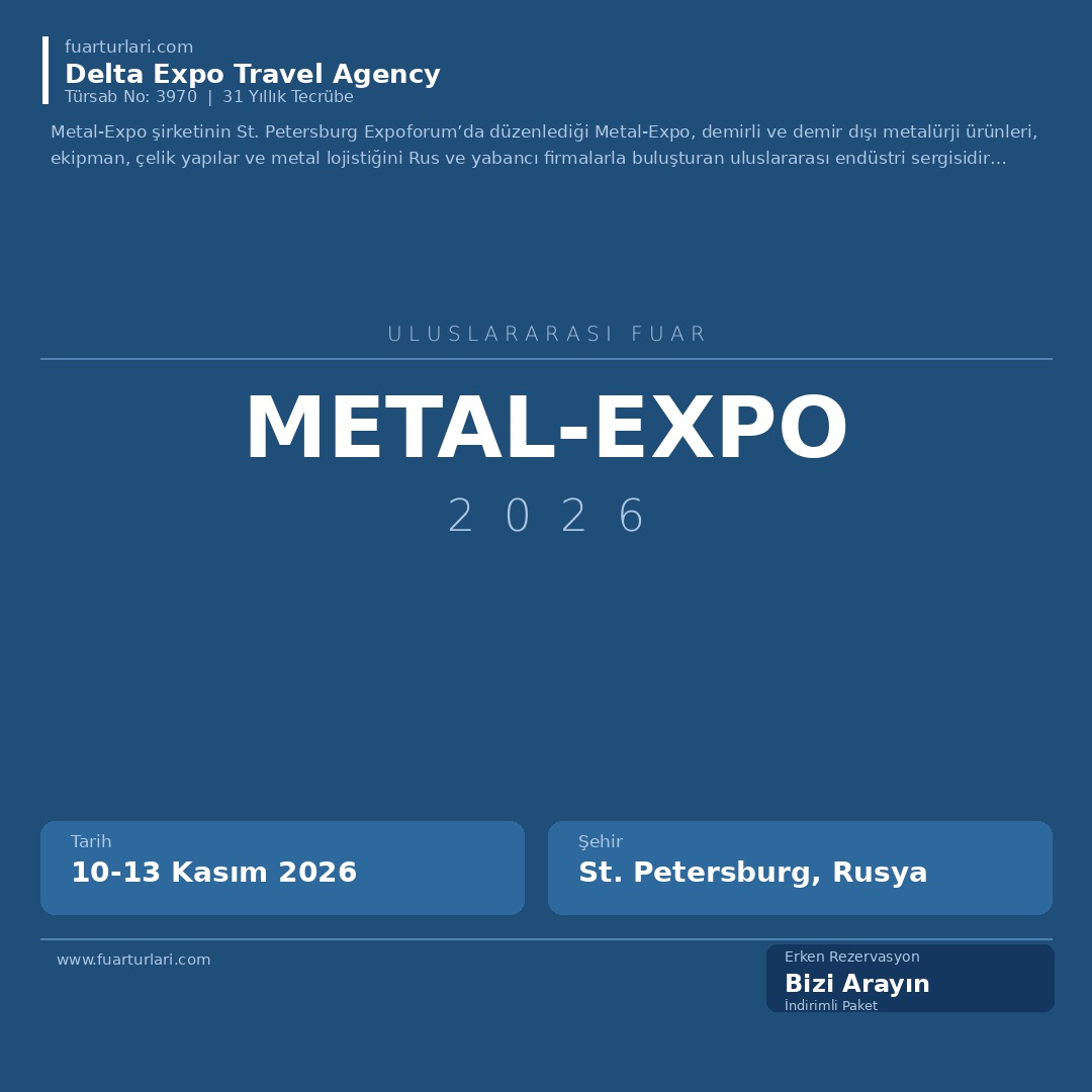 Metal-Expo 2026