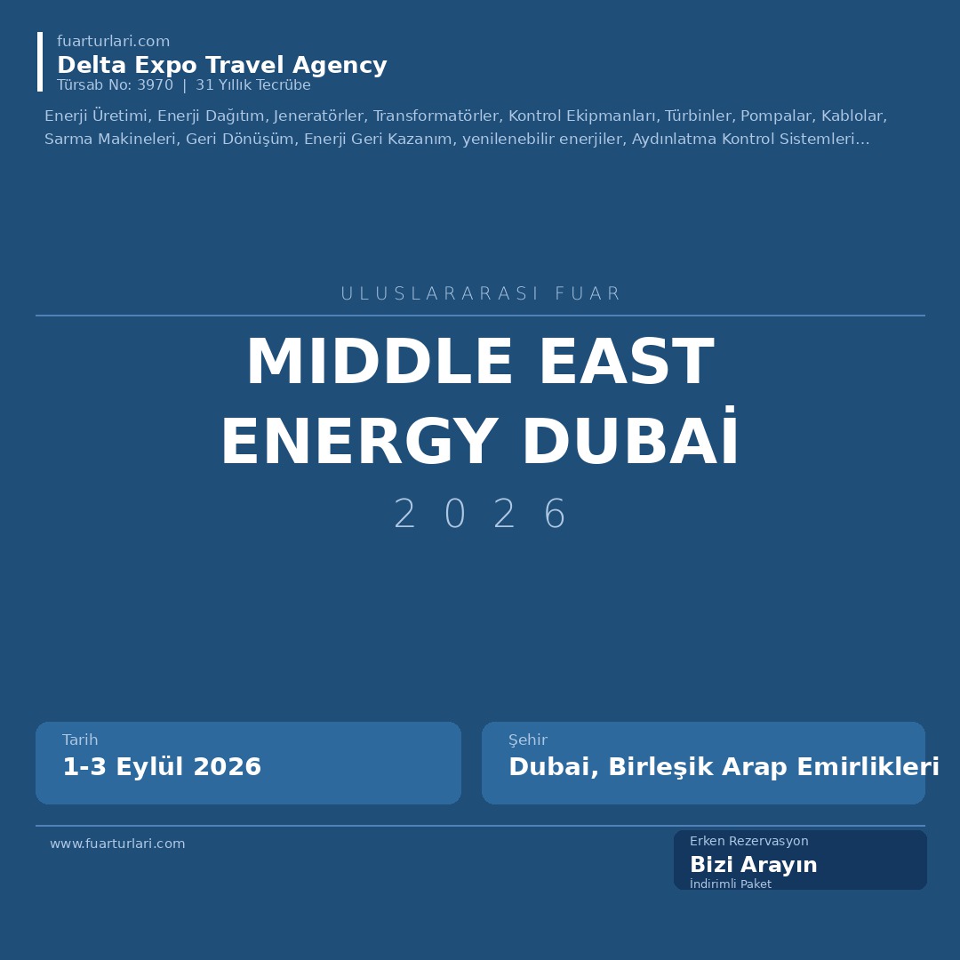 Middle East Energy 2026 Dubai