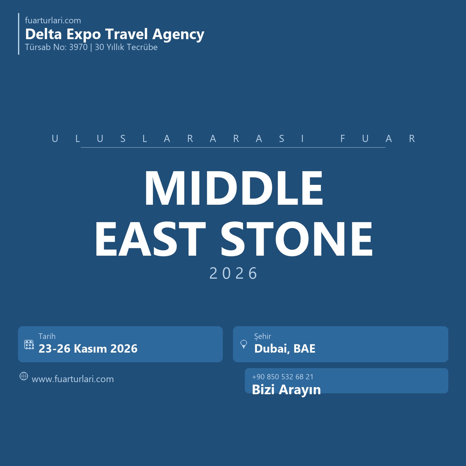 Middle East Stone Dubai 2026