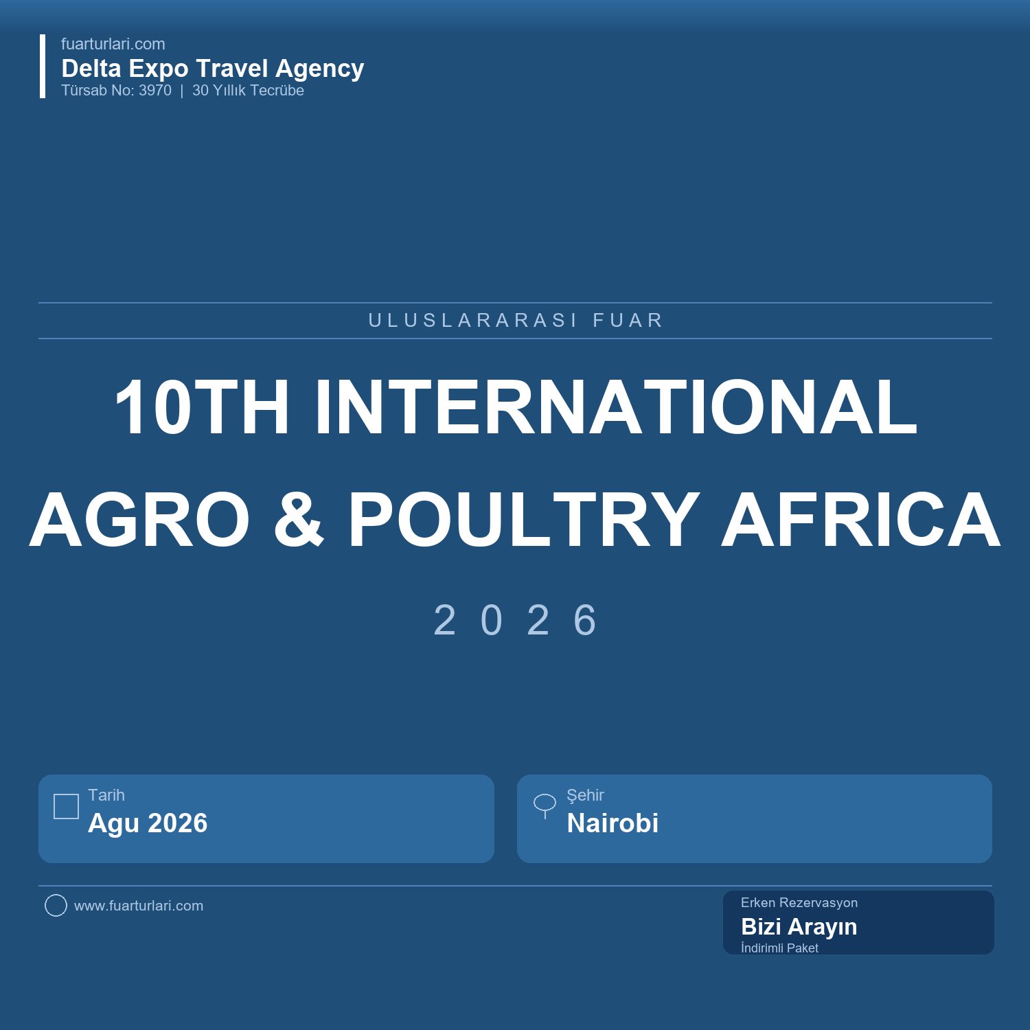 10th International Agro & Poultry Africa 2026 - Fuar Salonu