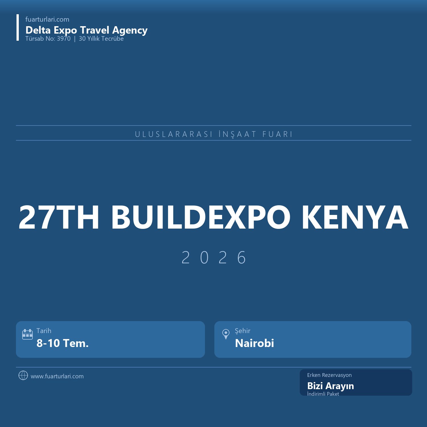 27th BuildExpo Kenya 2026 - Fuar Salonu