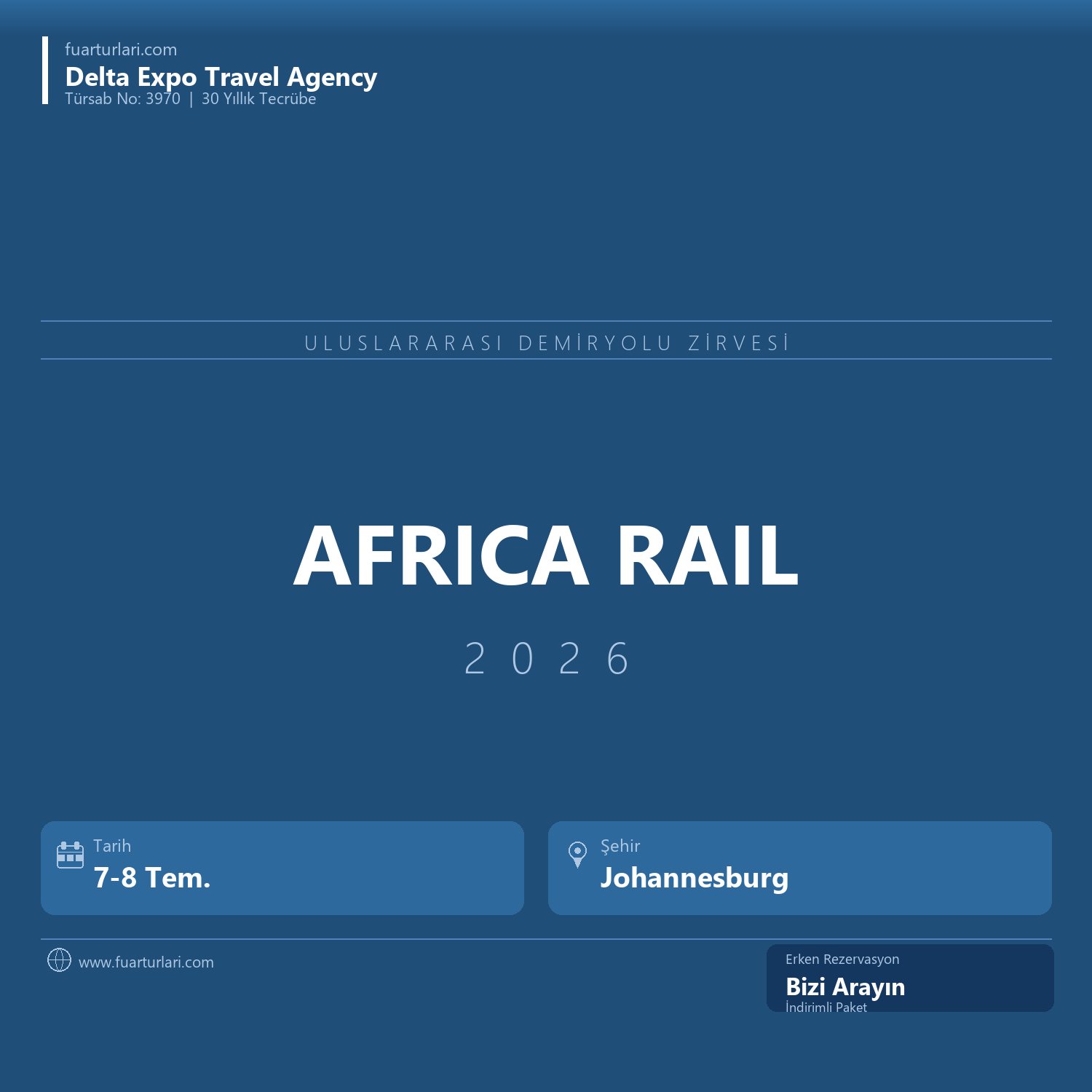 Africa Rail 2026 - Fuar Salonu
