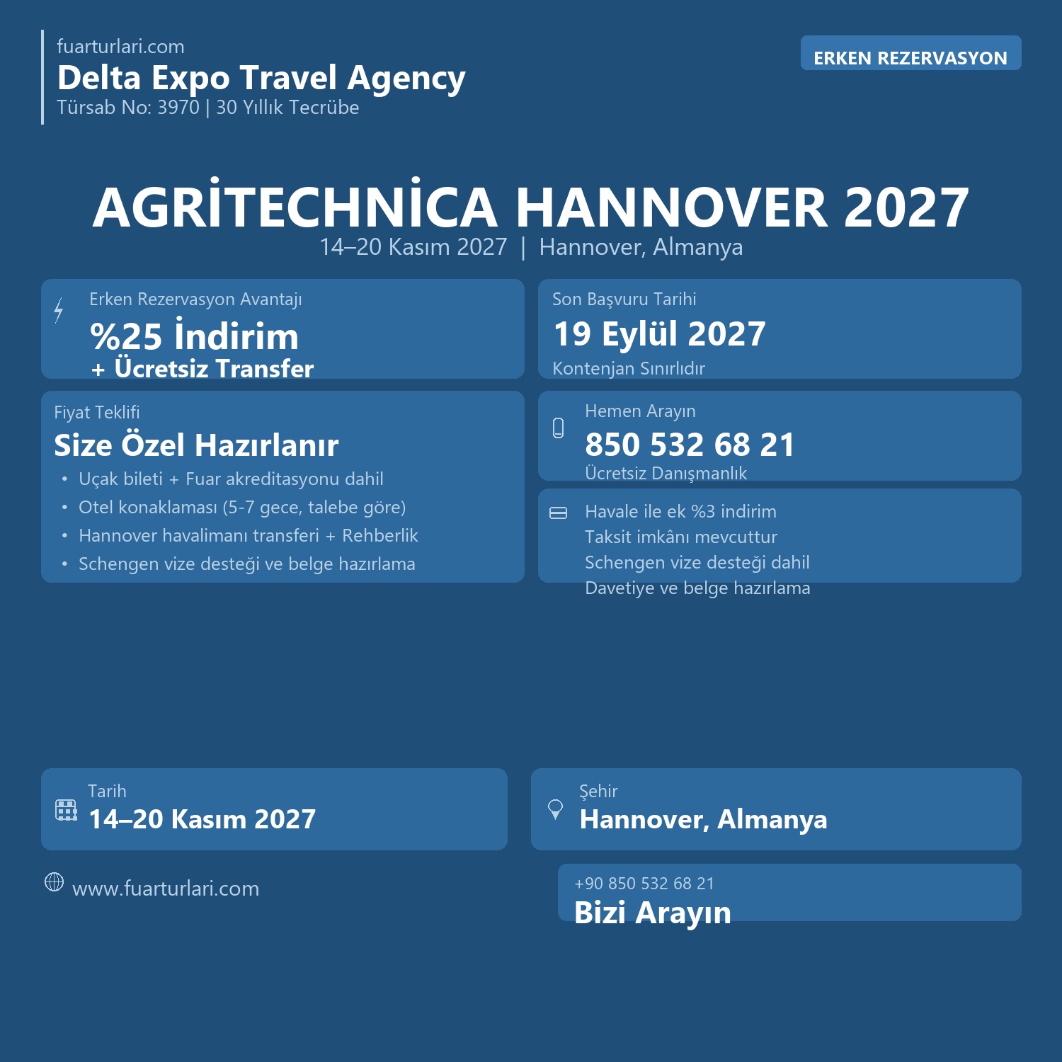 Agritechnica Hannover 2027 - Fuar Salonu