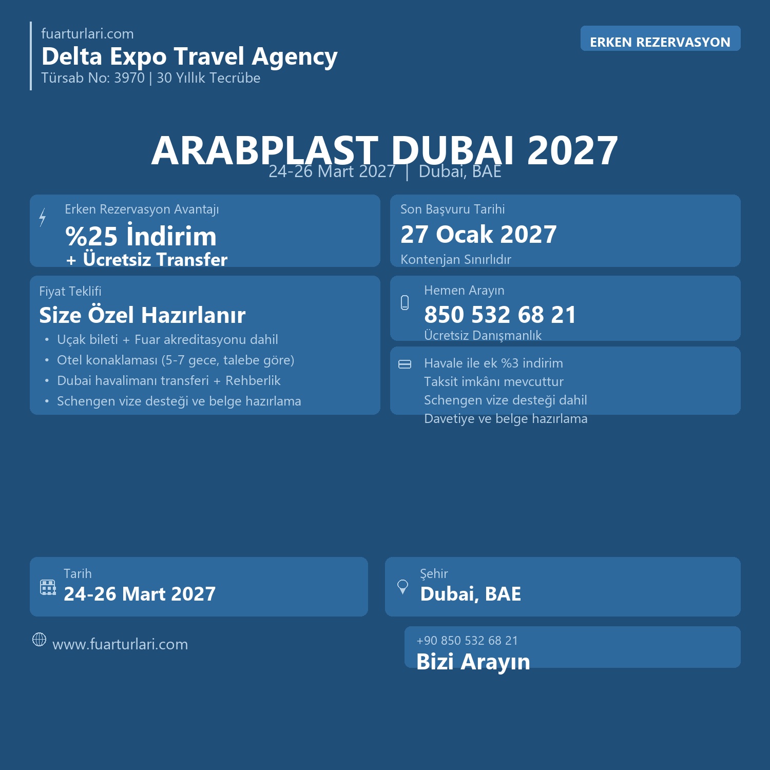 Arabplast Dubai 2027 - Fuar Salonu
