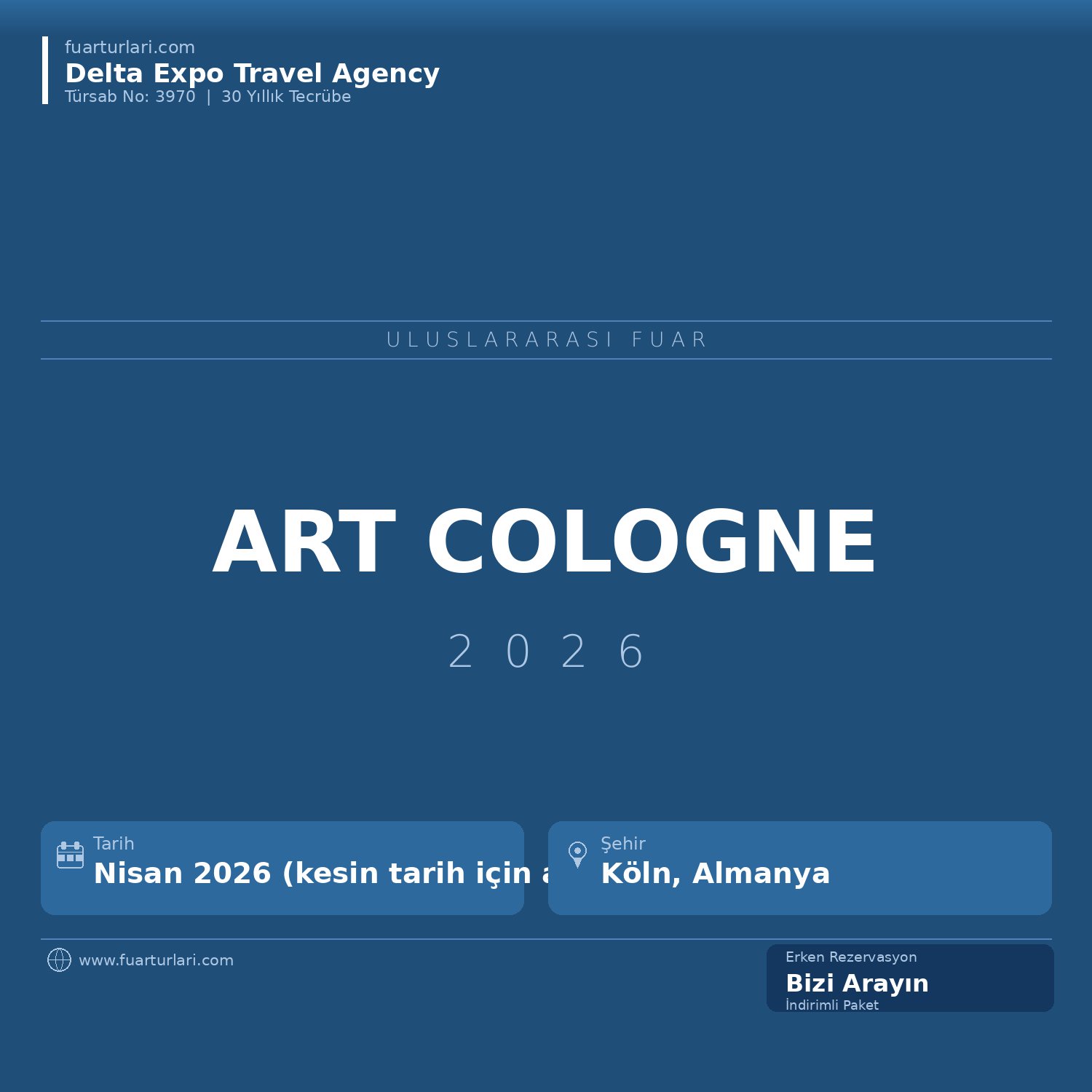 Art Cologne 2026 - Fuar Salonu