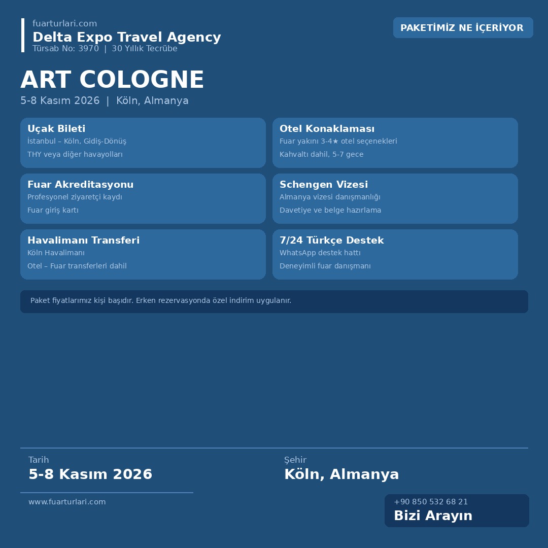 Art Cologne 2026 - Fuar Salonu