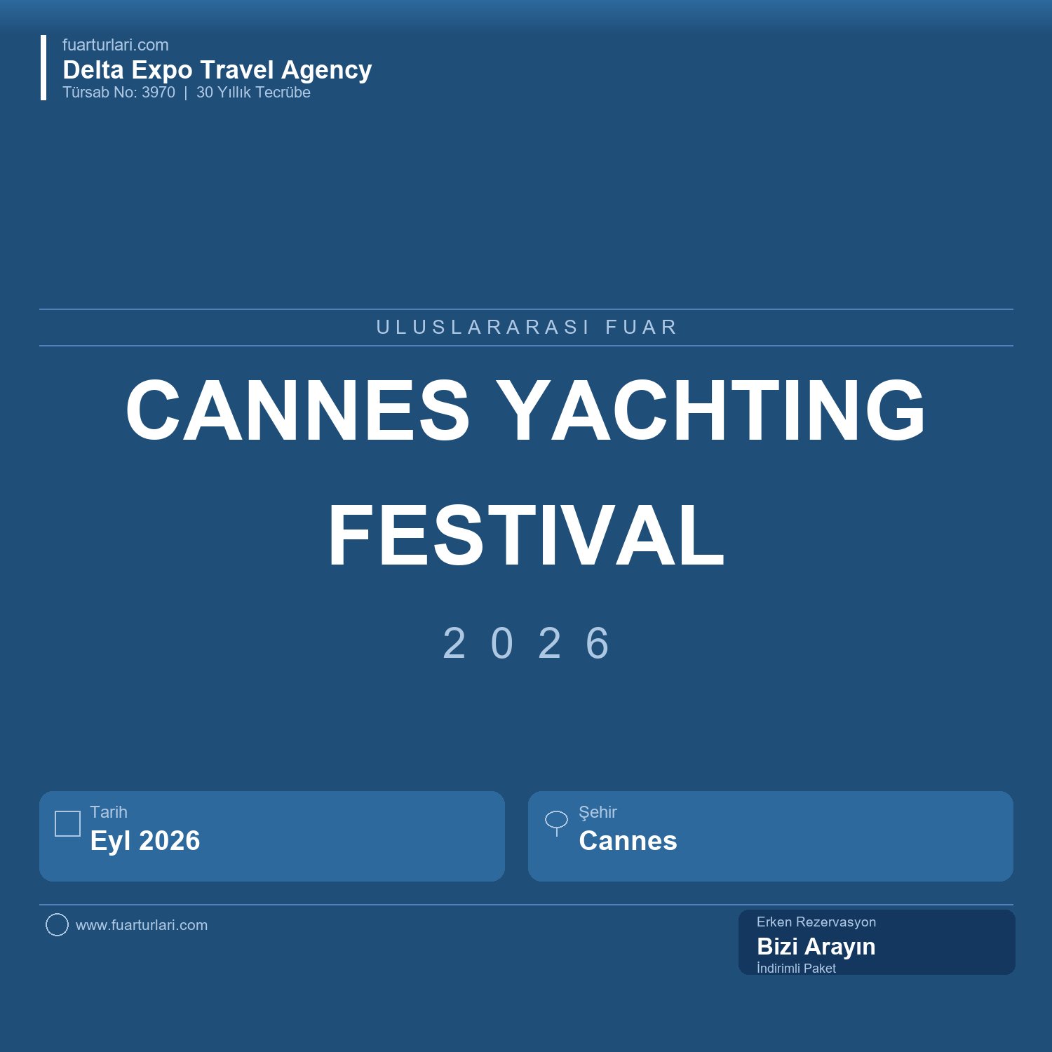 Cannes Yachting Festival 2026 - Fuar Salonu
