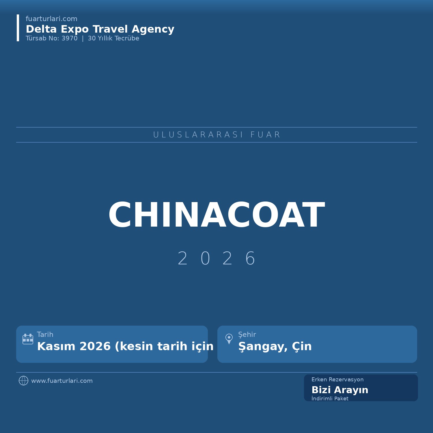 Chinacoat 2026 - Fuar Salonu