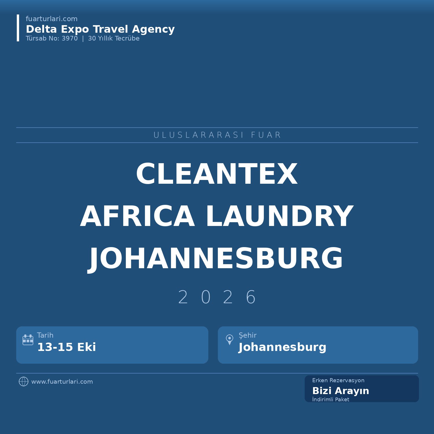 Cleantex Africa 2026 - Fuar Salonu