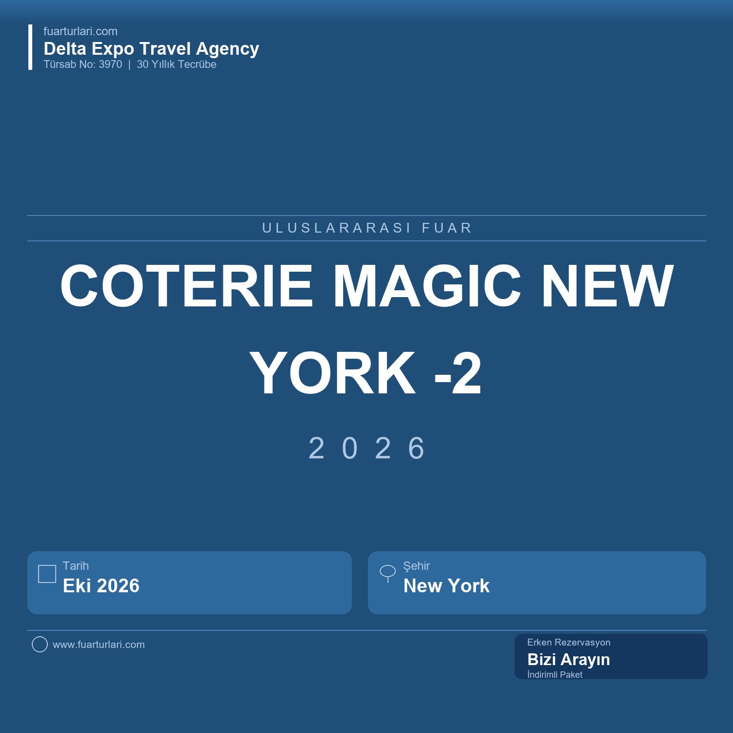 Coterie Magic New York 2026-2 - Fuar Salonu