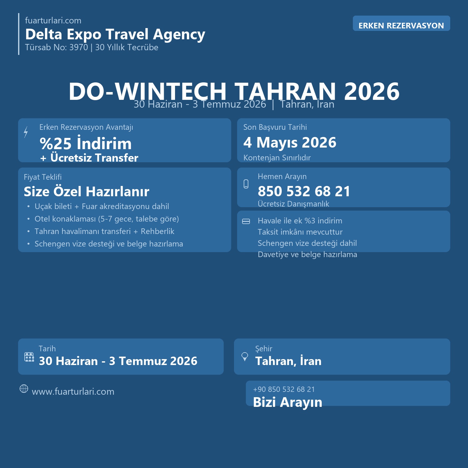 Do-WinTech Tahran 2026 - Fuar Salonu