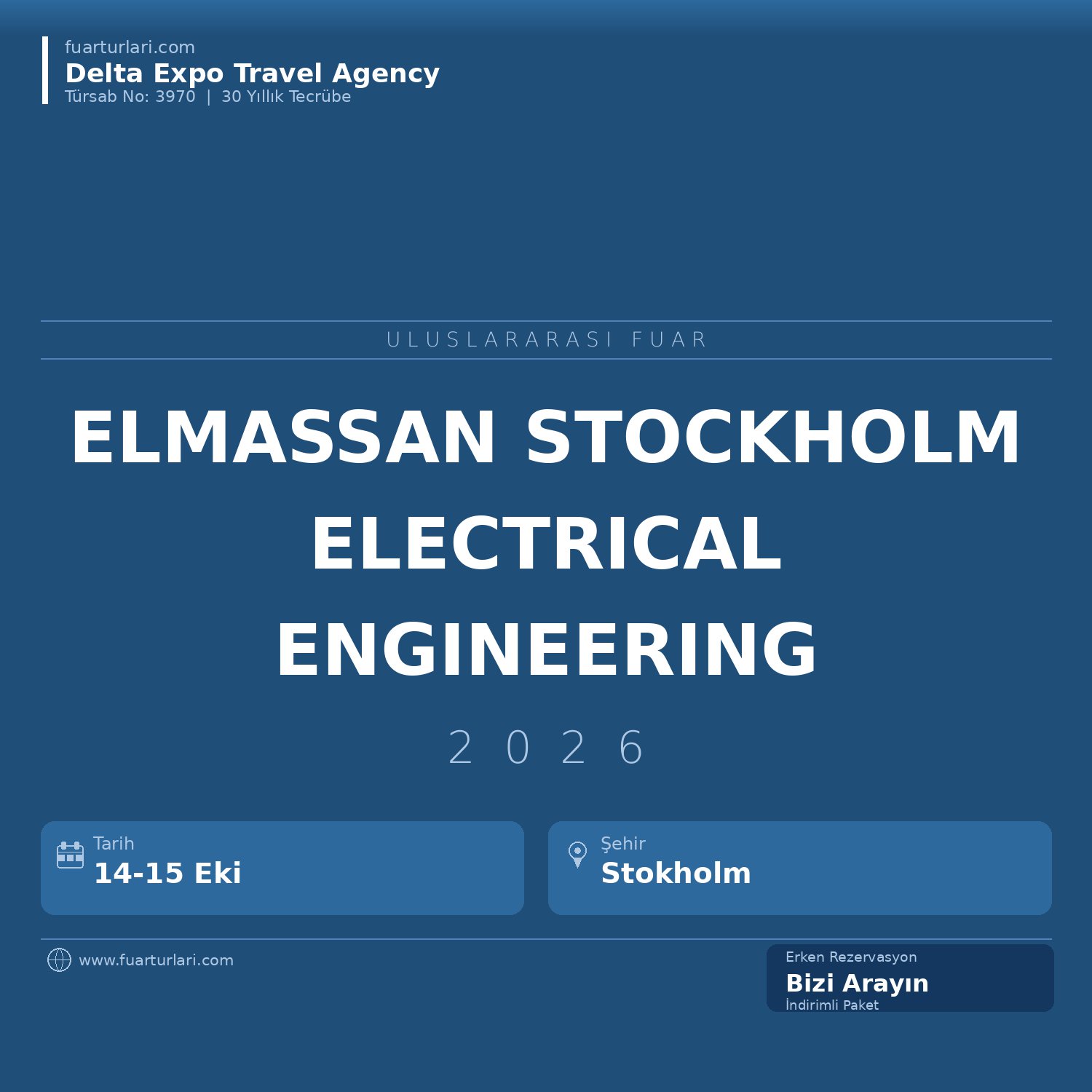 Elmassan Stockholm 2026 - Fuar Salonu