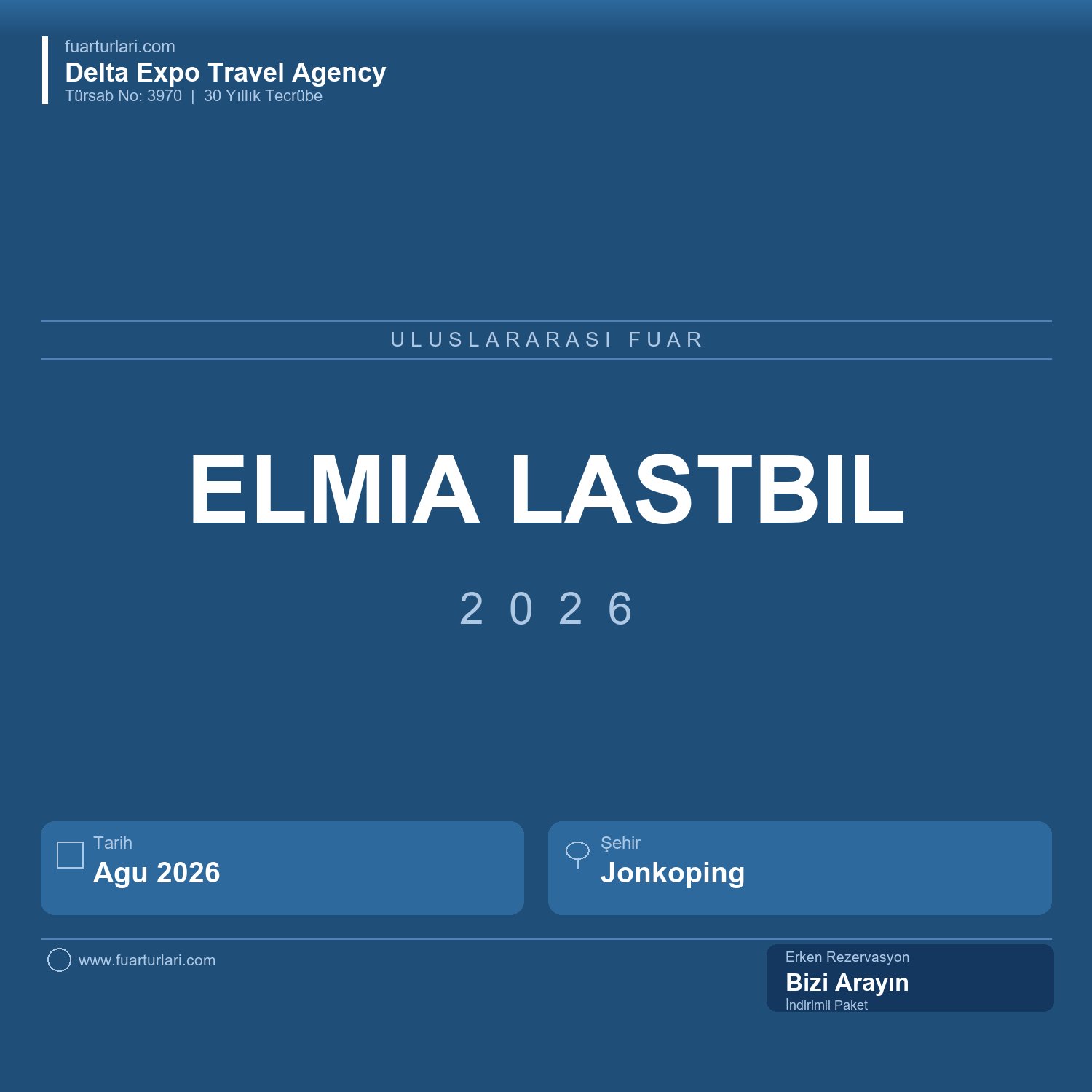Elmia Lastbil 2026 - Fuar Salonu