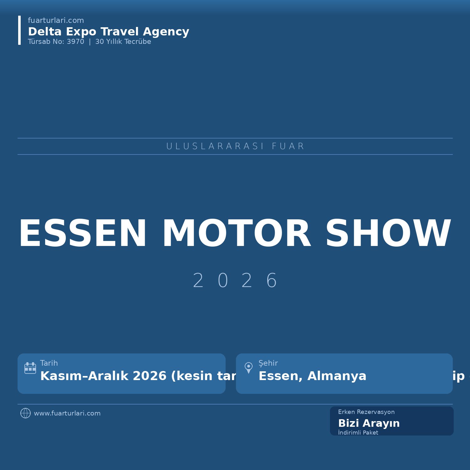 Essen Motor Show 2026 - Fuar Salonu