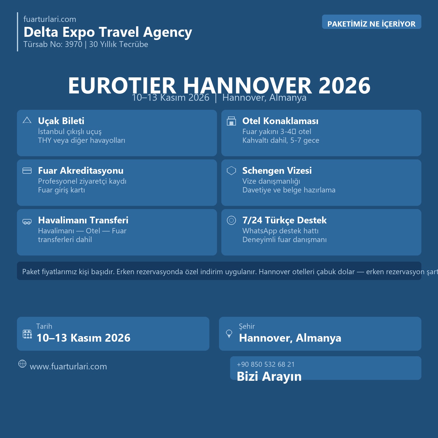 EuroTier Hannover 2026 - Fuar Salonu