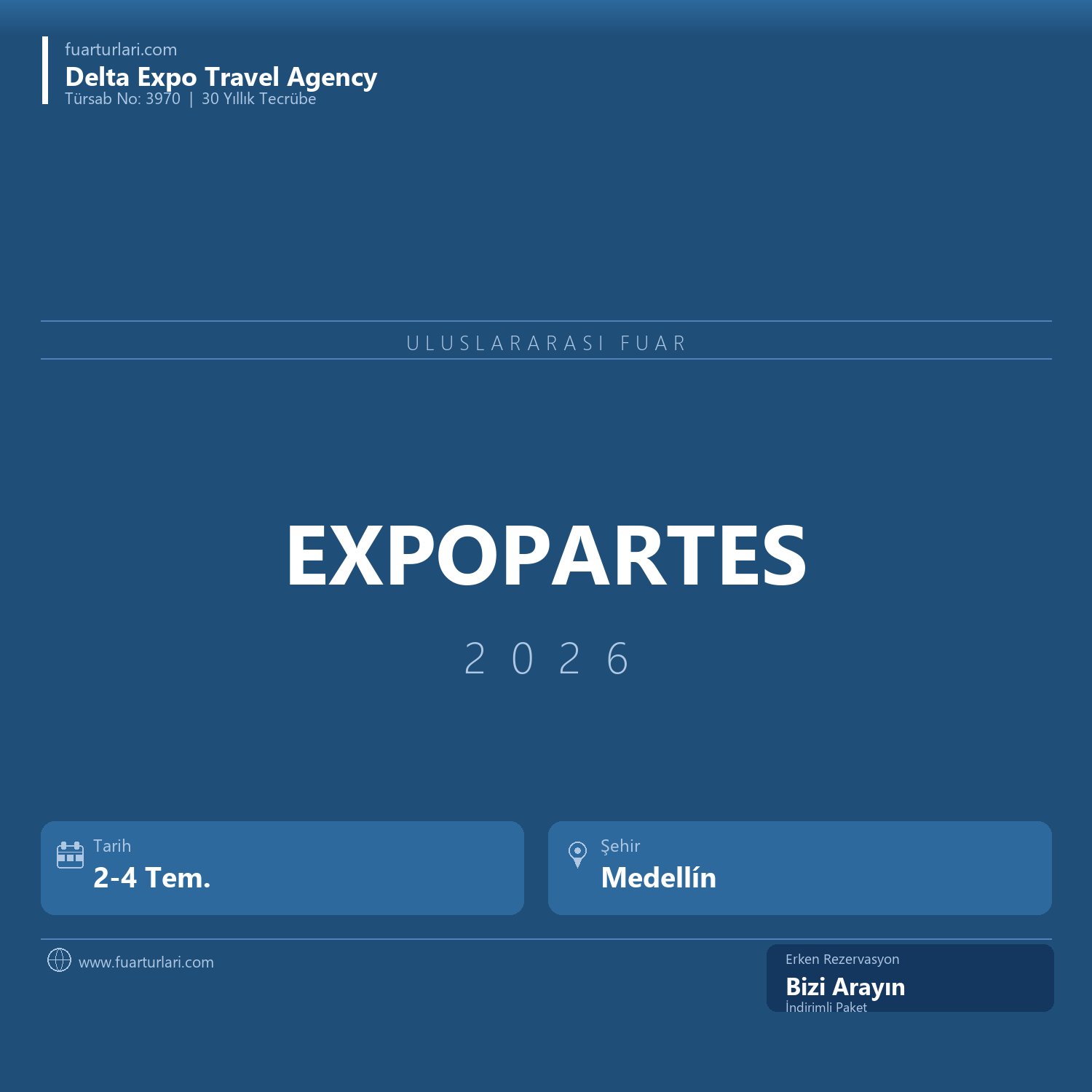 Expopartes 2026 - Fuar Salonu