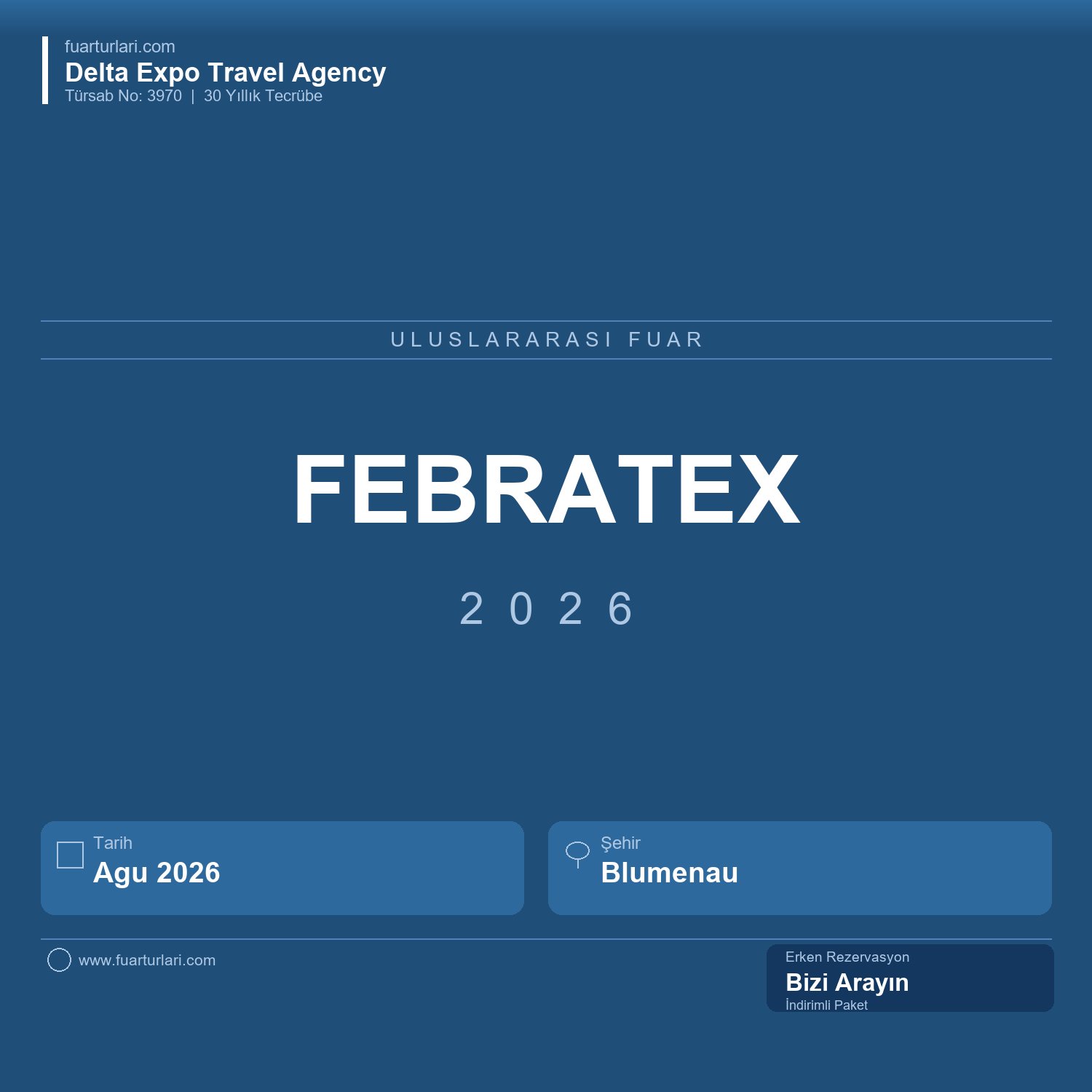 Febratex 2026 - Fuar Salonu