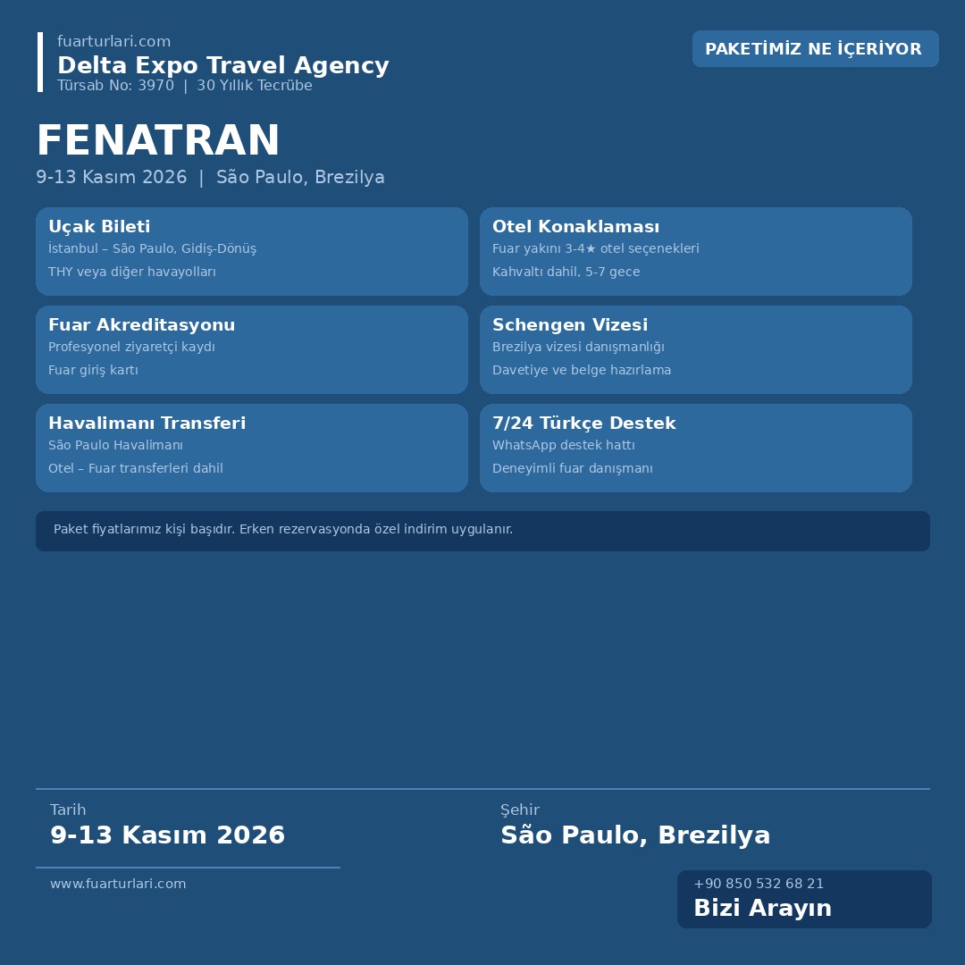 Fenatran 2026 - Fuar Salonu