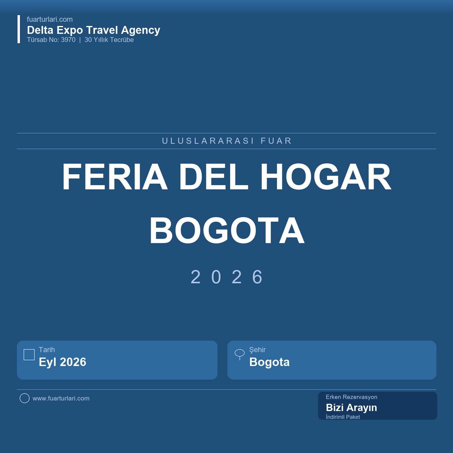 Feria del Hogar Bogota 2026 - Fuar Salonu