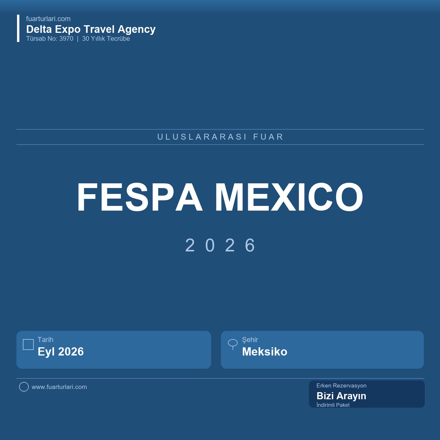 FESPA Mexico 2026 - Meksiko - Fuar Salonu