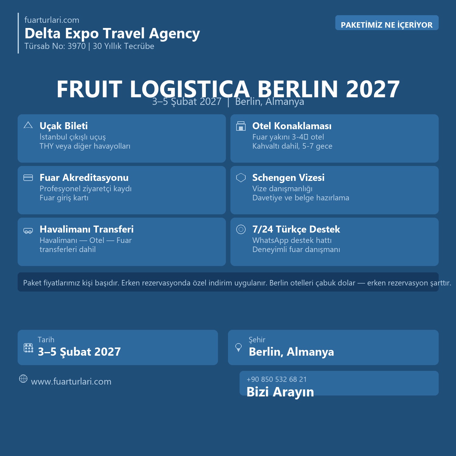 Fruit Logistica Berlin 2027 - Fuar Salonu