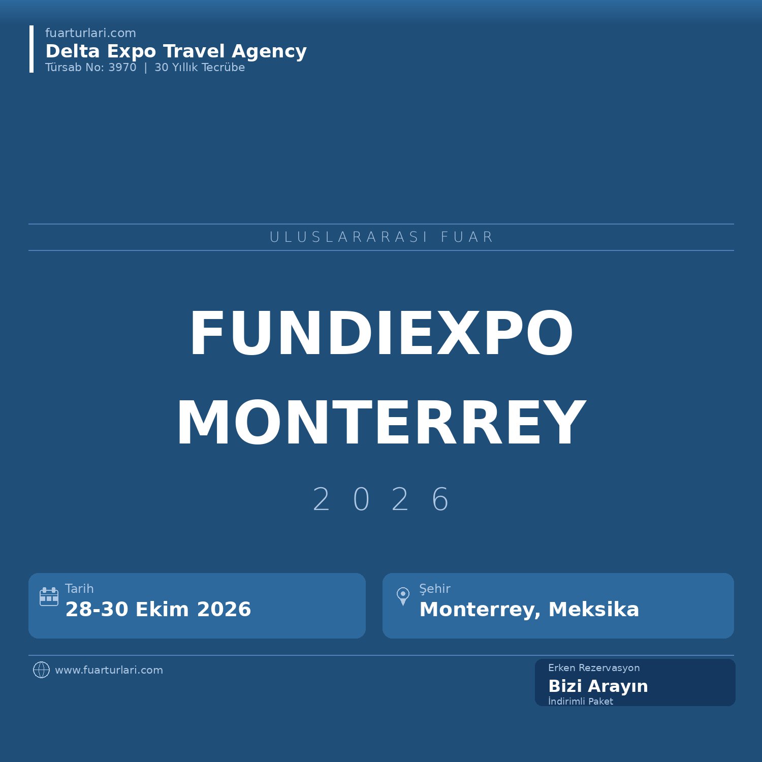 FUNDIEXPO 2026 - Fuar Salonu