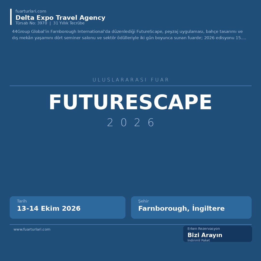 Futurescape 2026 - Fuar Salonu