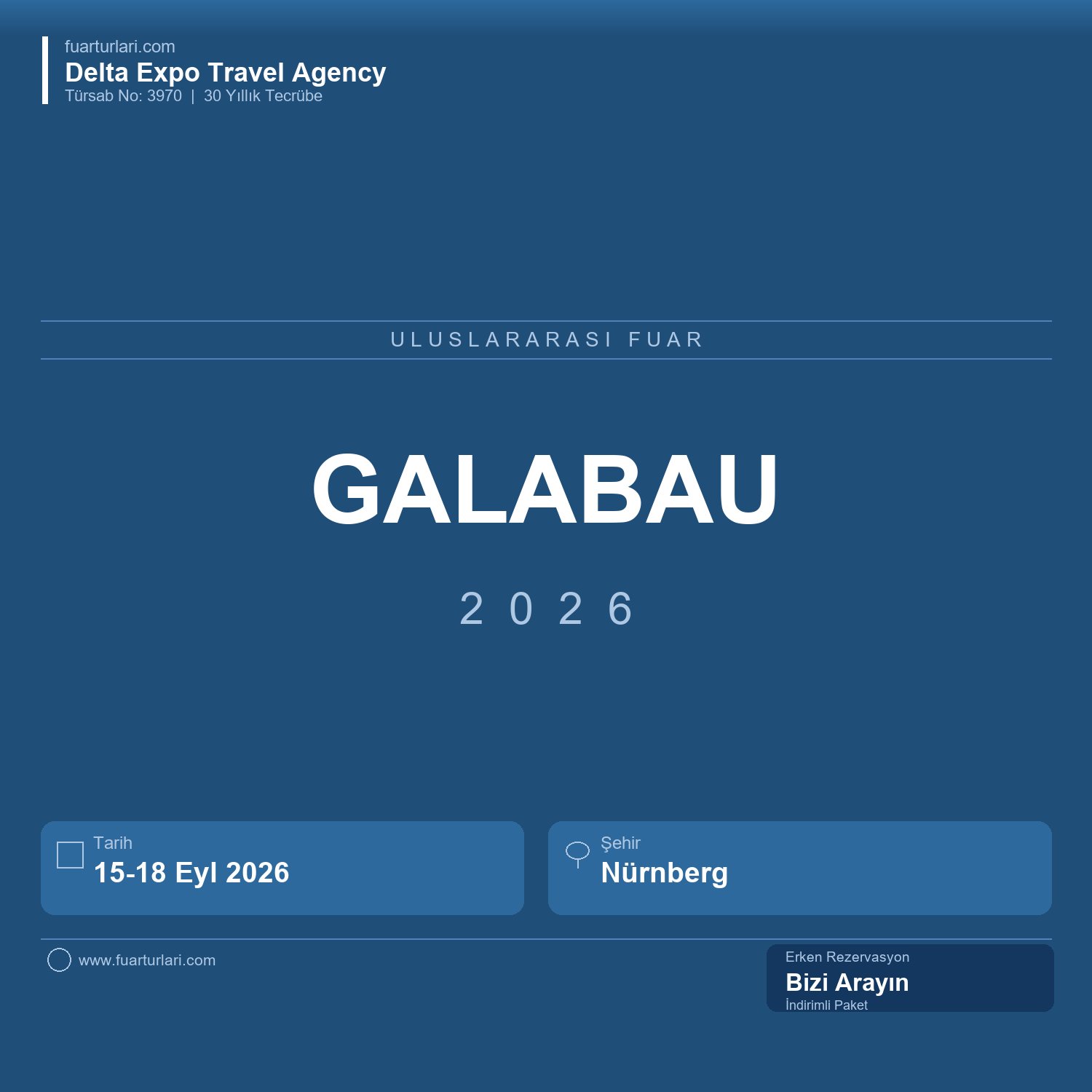 GALABAU 2026 - Nürnberg - Fuar Salonu