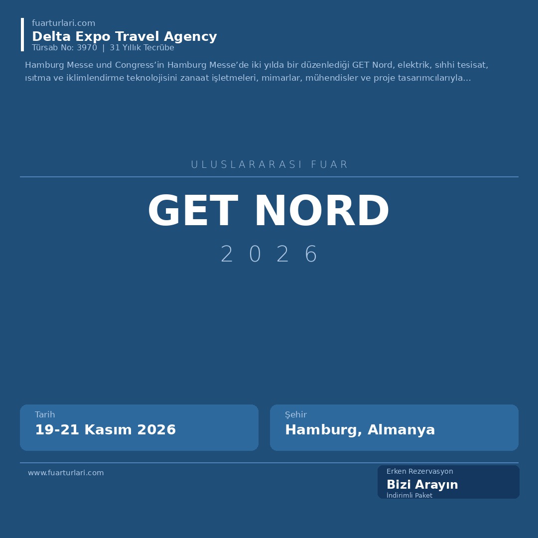 GET Nord 2026 - Fuar Salonu