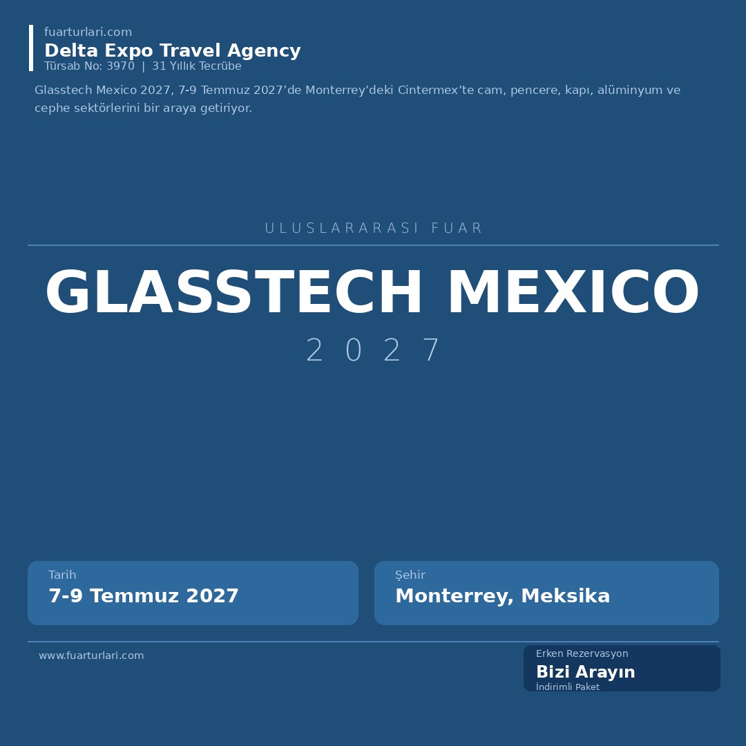 Glasstech Mexico - Fuar Salonu