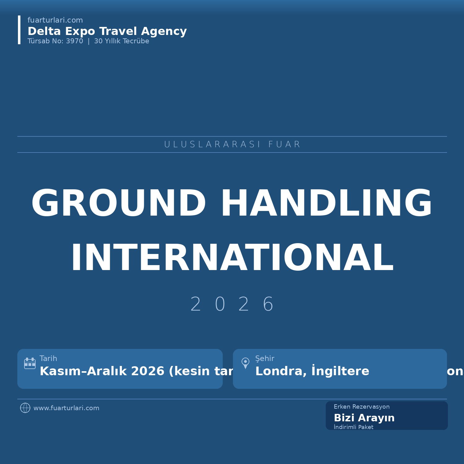 Ground Handling International 2026 - Fuar Salonu