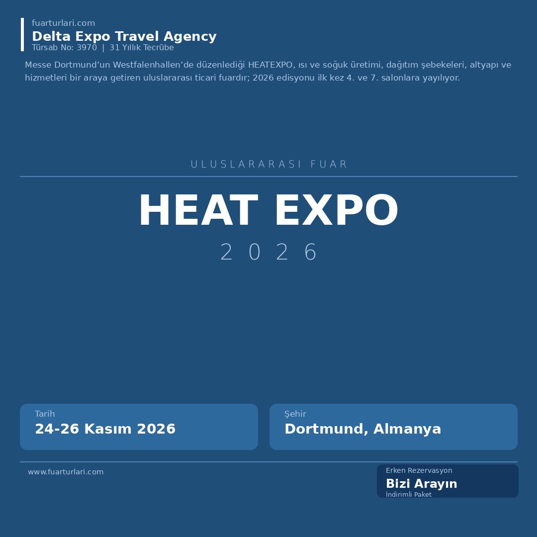 Heat Expo 2026 - Fuar Salonu