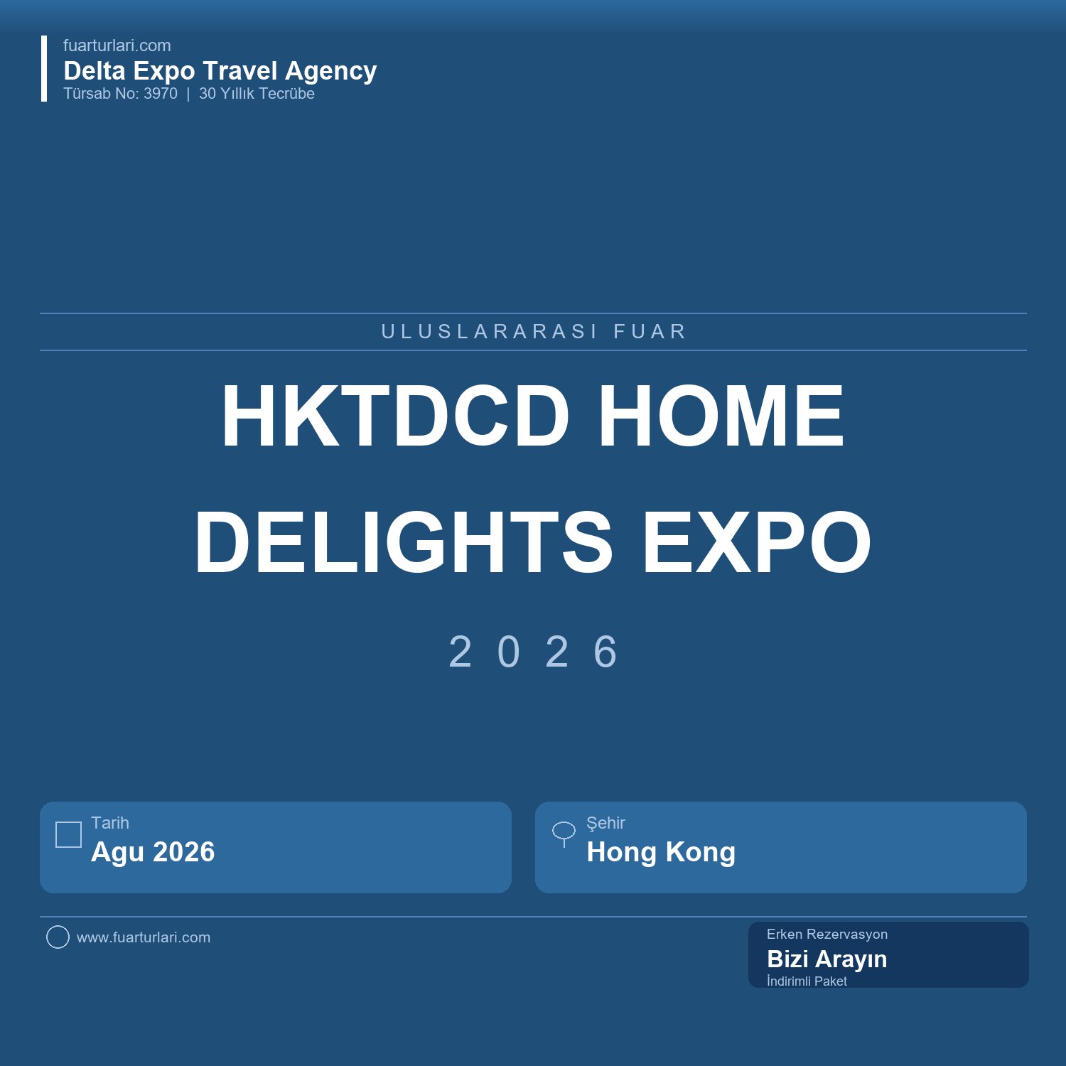 HKTDCD Home Delights Expo 2026 - Fuar Salonu