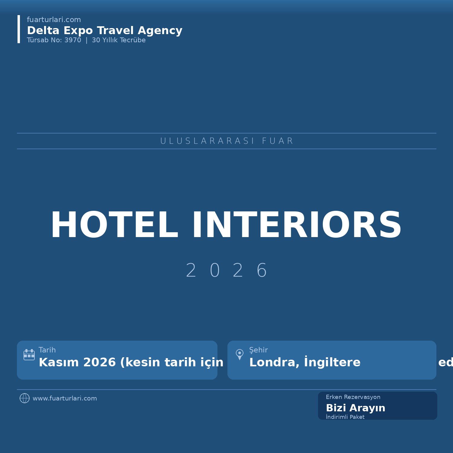 Hotel Interiors 2026 - Fuar Salonu