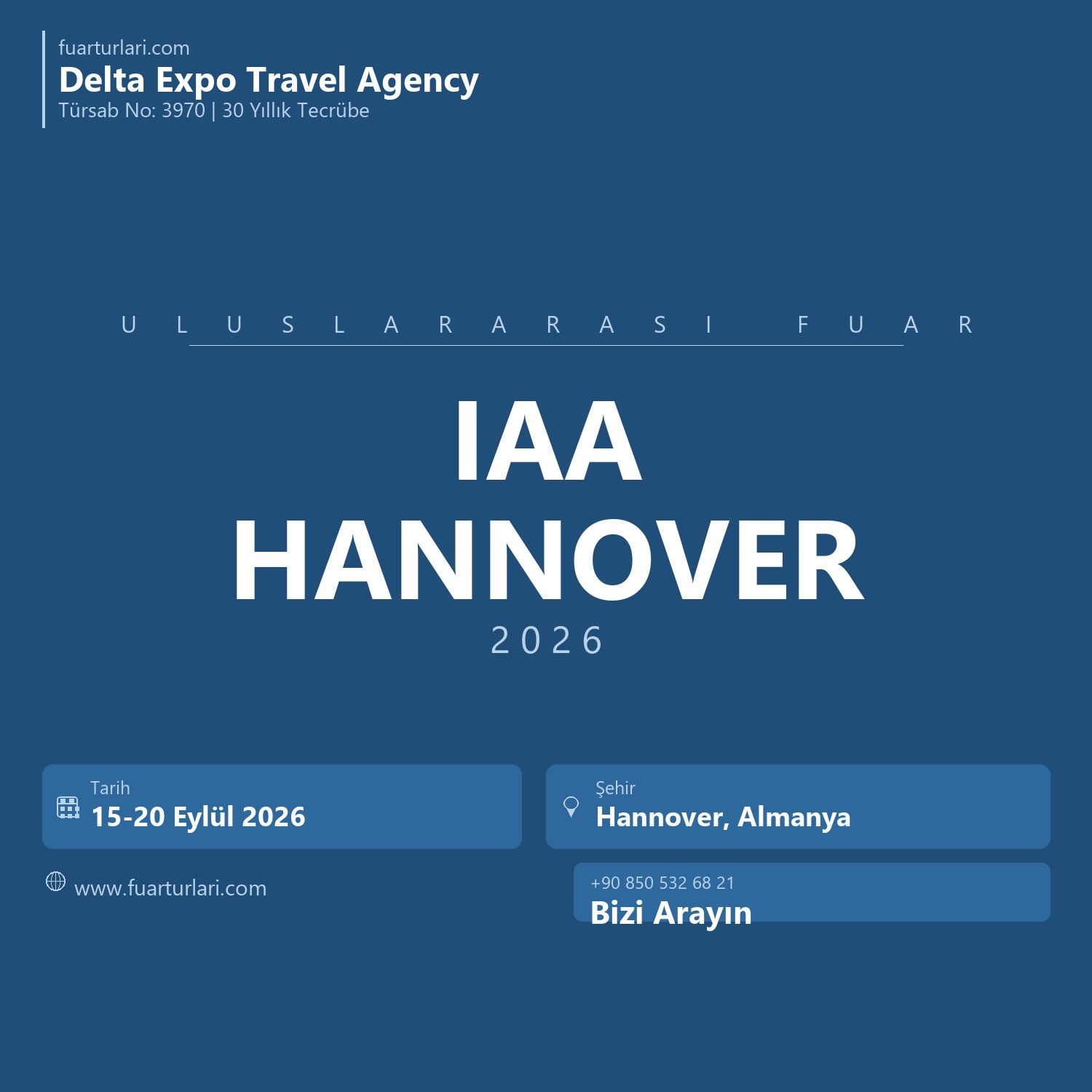 IAA Hannover 2026 - Fuar Salonu