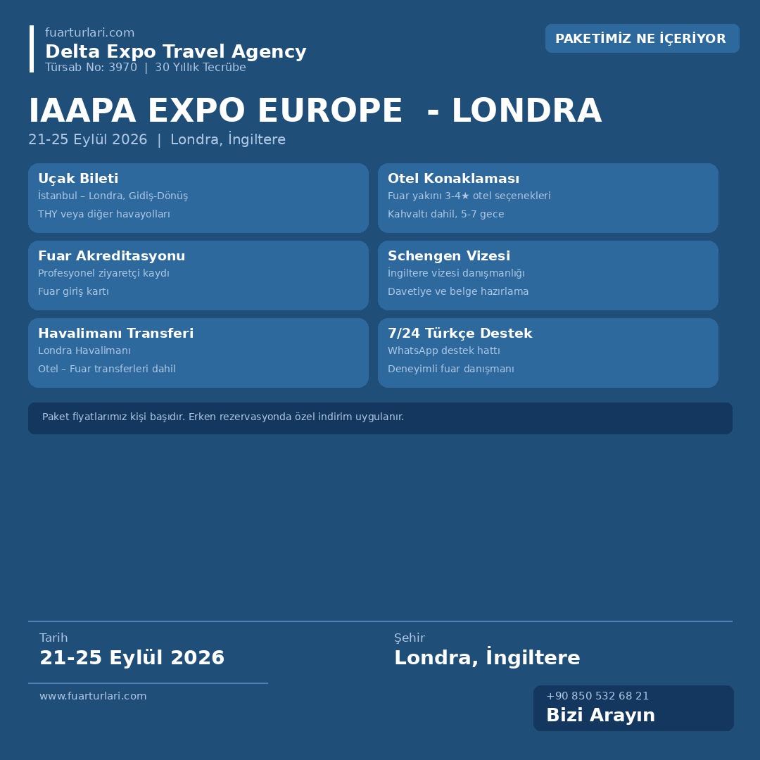 IAAPA Expo Europe 2026 - Londra - Fuar Salonu