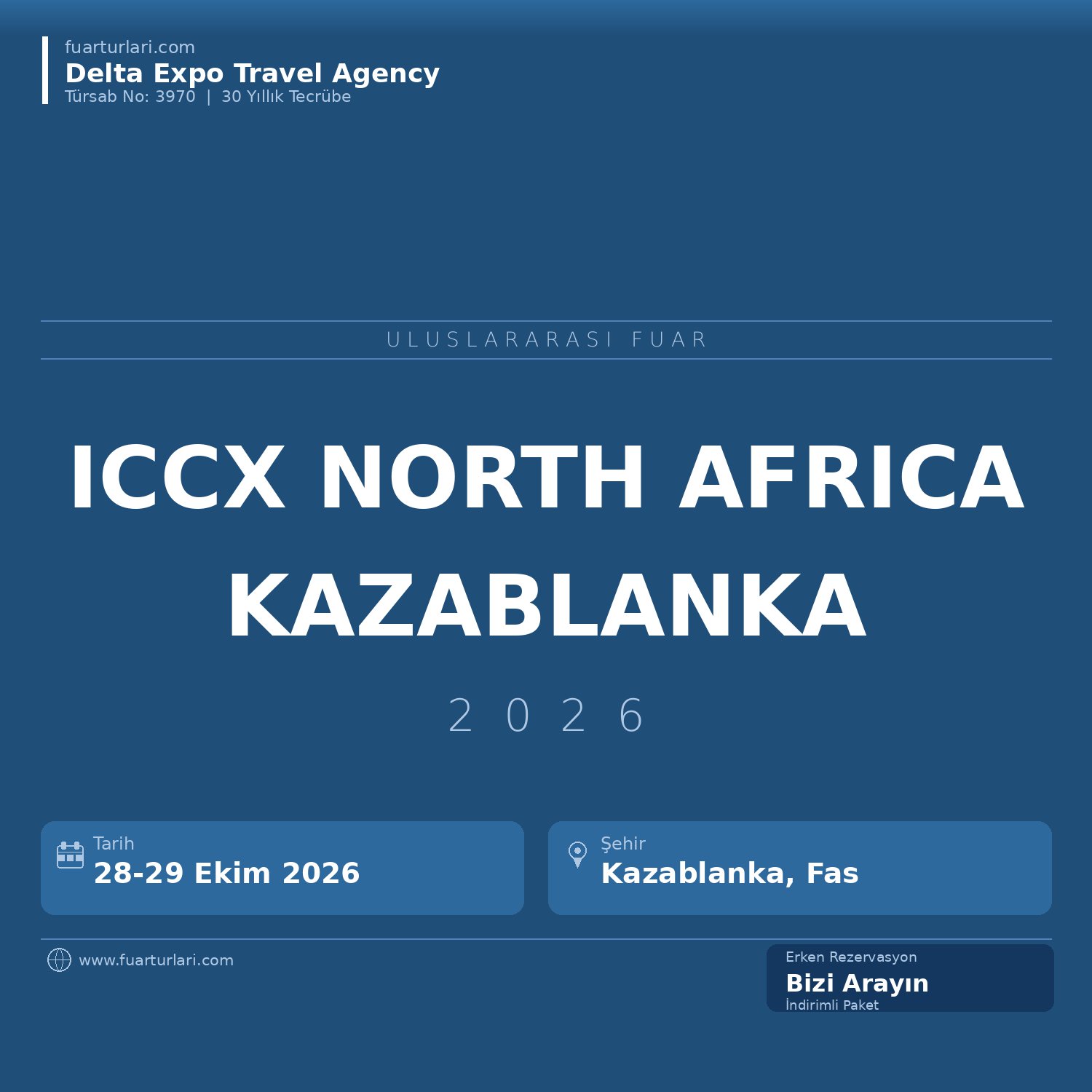ICCX North Africa 2026 - Fuar Salonu