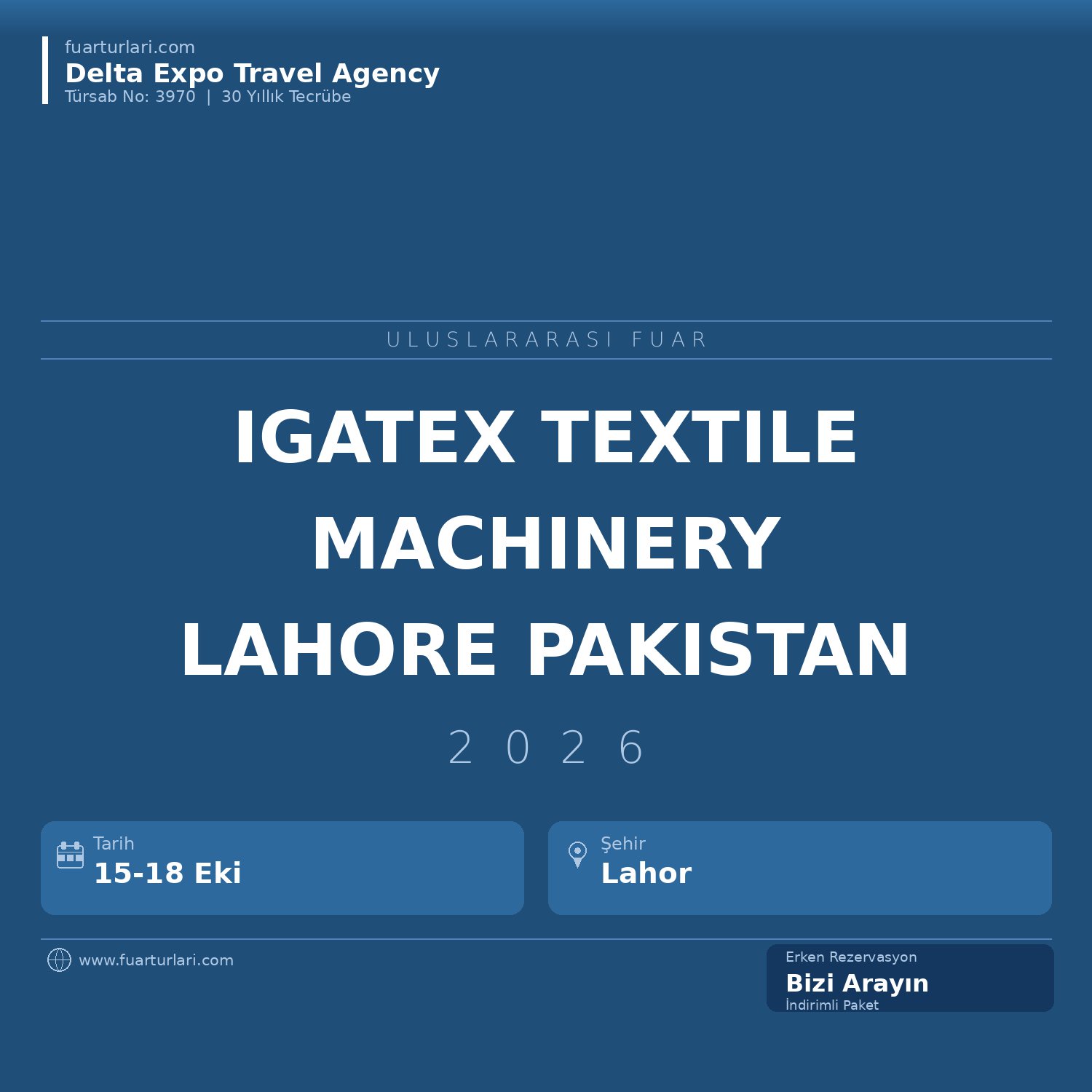 Igatex 2026 - Fuar Salonu