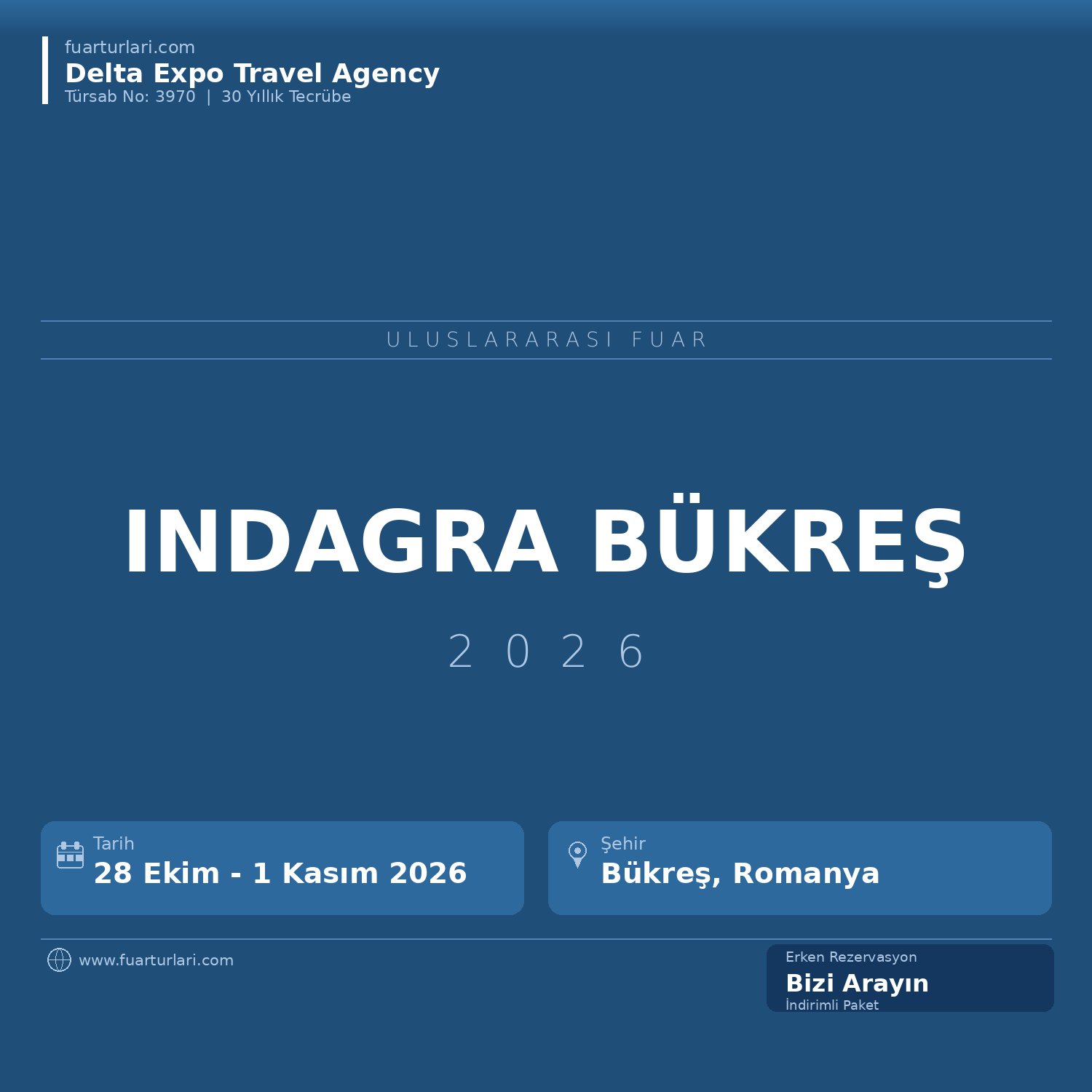 INDAGRA 2026 - Fuar Salonu