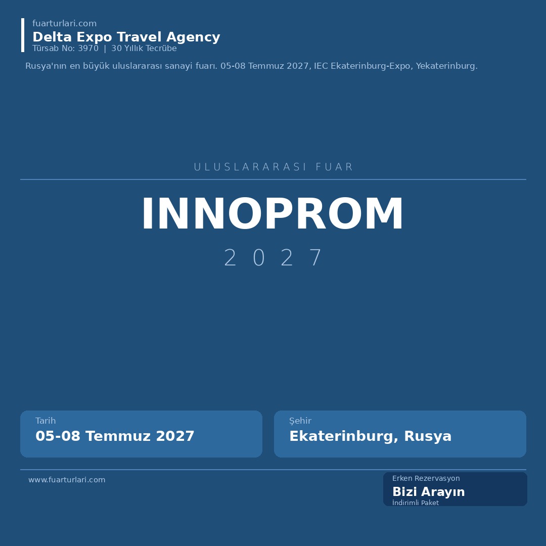 Innoprom 2027 - Fuar Salonu