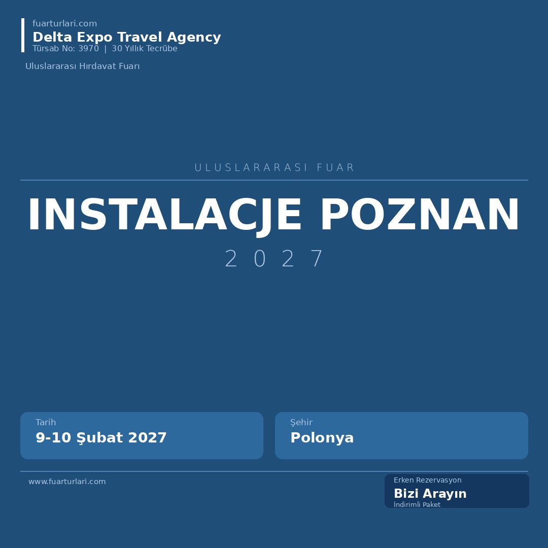 Instalacje Poznan 2027 - Fuar Salonu